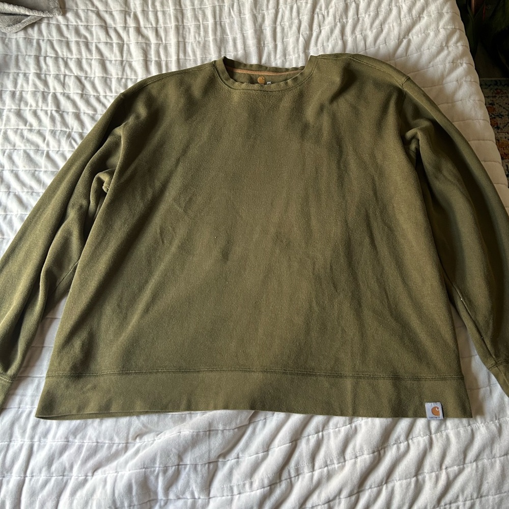 Carhartt crewneck sweatshirt army green